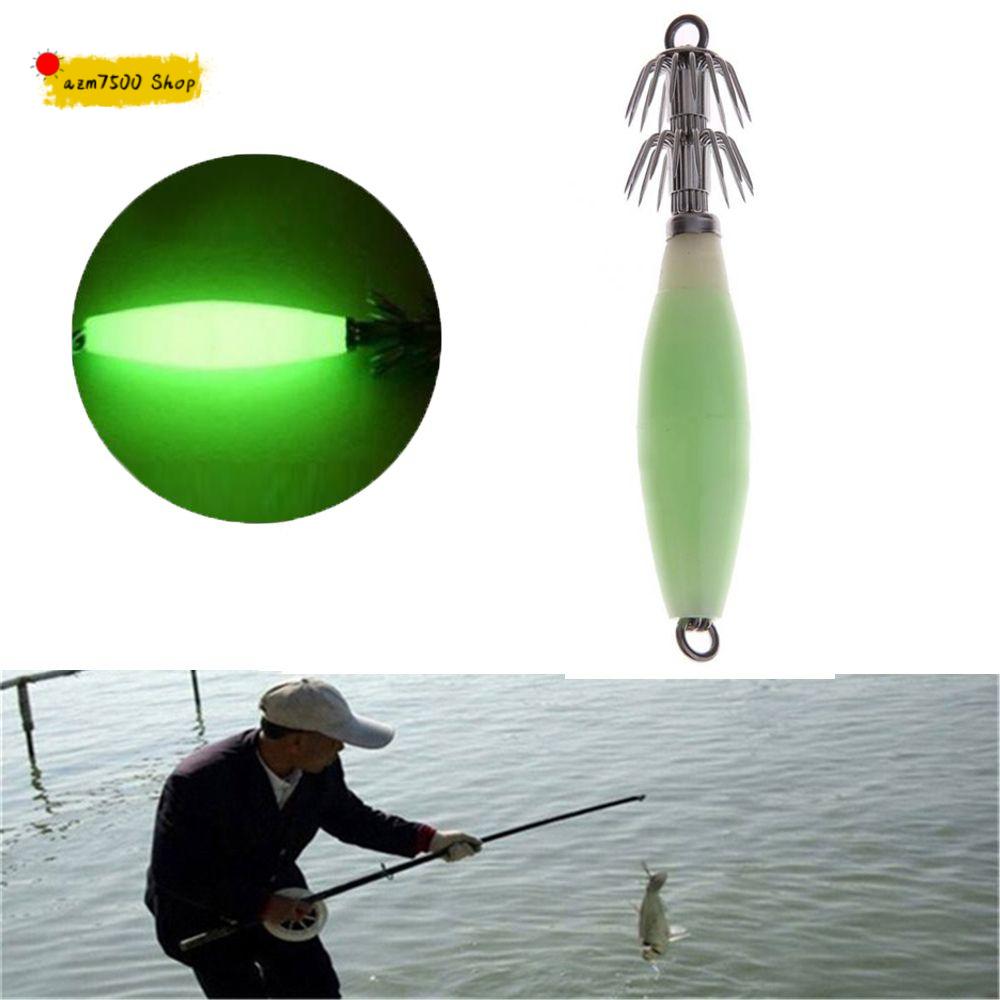 AZM7500 Glow Noctilucent FreshWater Saltwater Lure Hooks Fishing