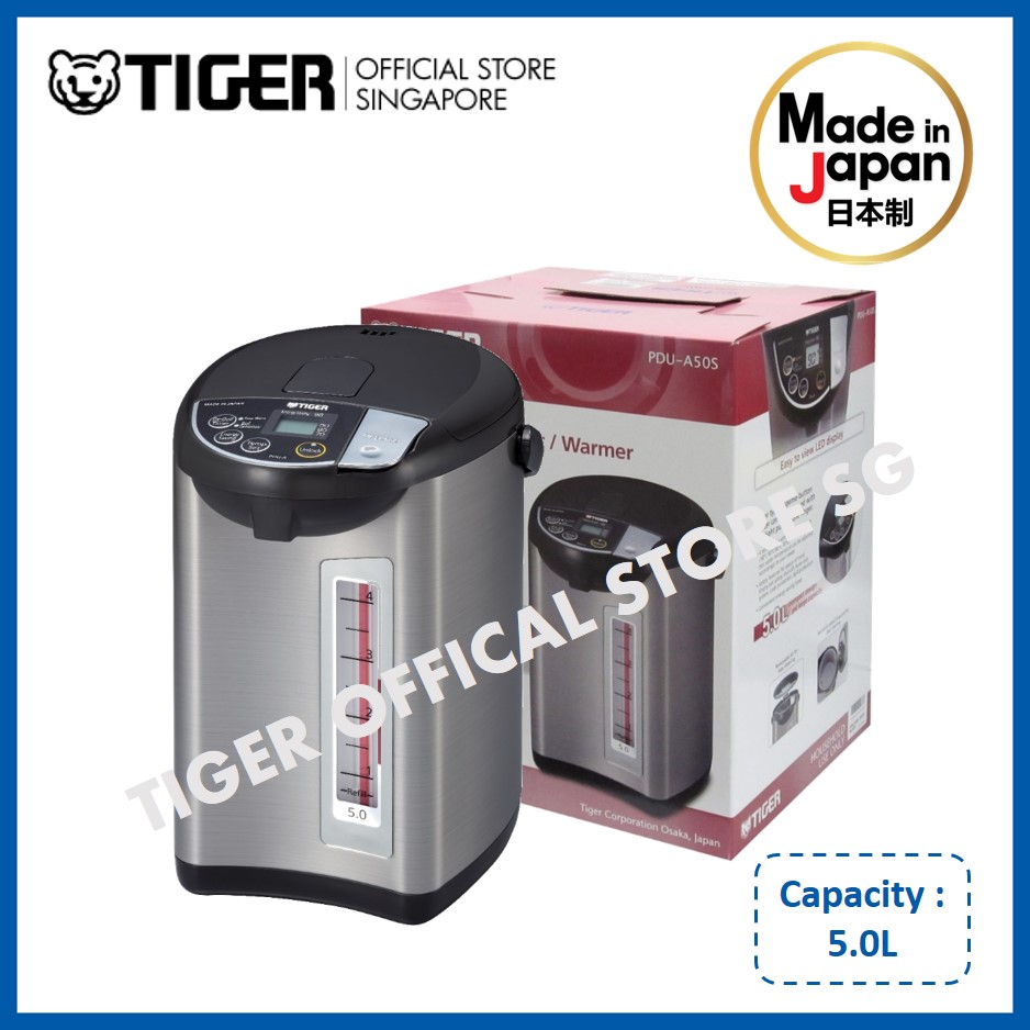 Tiger Electric Water Kettle Boiler PDU-A50W (5.0L) - Buy Now