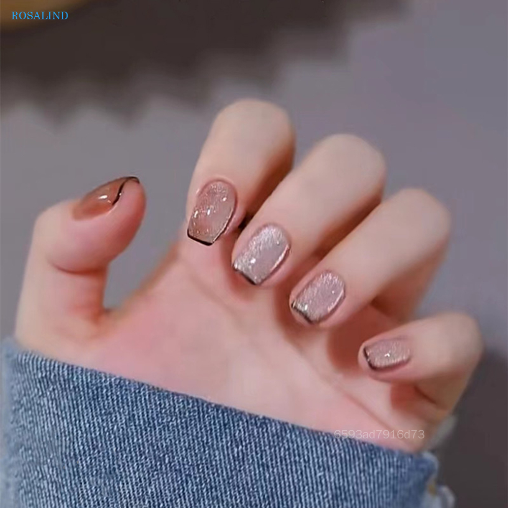 Rosalind French-Style Artificial Nails Fit Perfectly False Nails for Professional Nail Salon Art DIY ROSALIND-MY