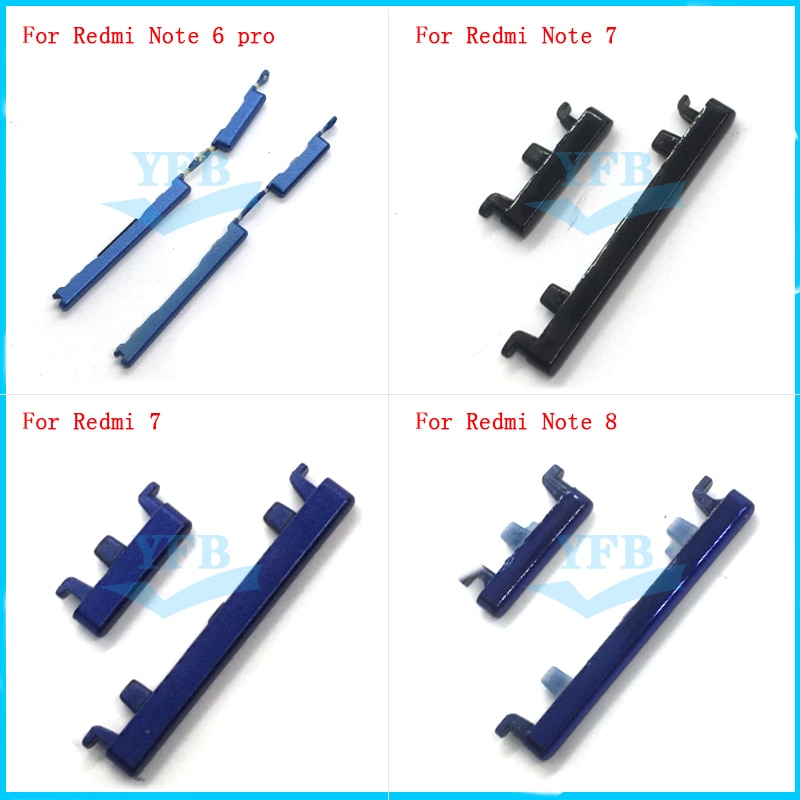 For suitable for xiaomi redmi note 6 7 8 pro power button on off volume up down side button key