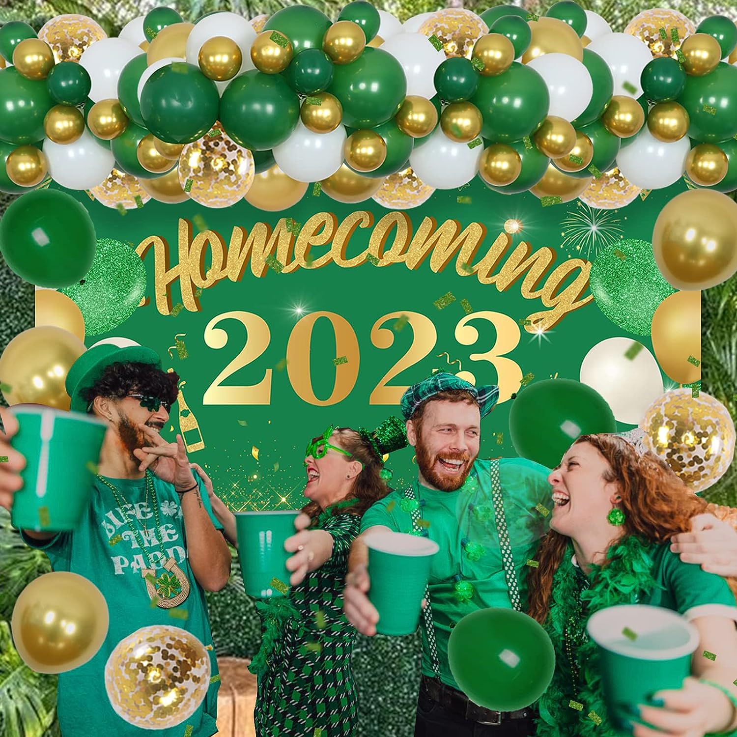 Homecoming Party Decorations Red and Black Homecoming Backdrop Balloon  Garland Banner 2023 for High School University Students Welcome Home Back  to