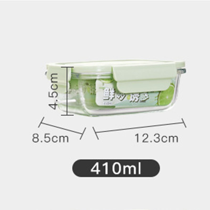 FELICE PREMIUM Heat Resistant Tempered Glass Food Container Tupperware