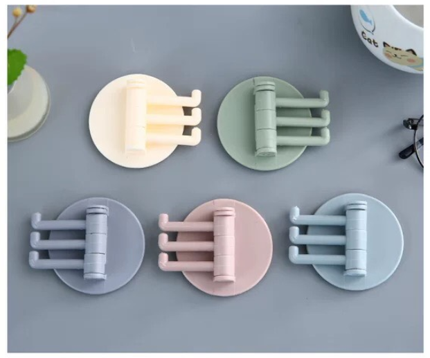 Móc treo đồ dán tường - 3 Chấu