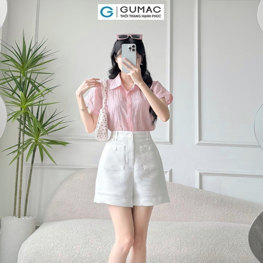 [20H 6.7 - 9.7| Voucher 10-18%] Quần short kiểu túi đắp GUMAC SHE03007