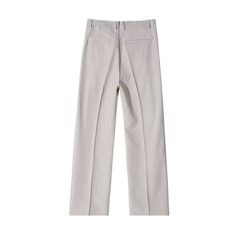 MOLAN Men's suit trousers high-end drape design casual trousers simple and versatile wide-leg pants high-quality fabric