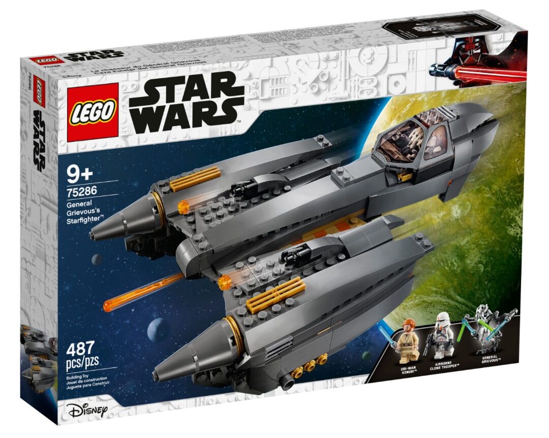 Lego® 75286 star wars general grievous's starfighter™ 487pcs 9+ lego đồ chơi gạch