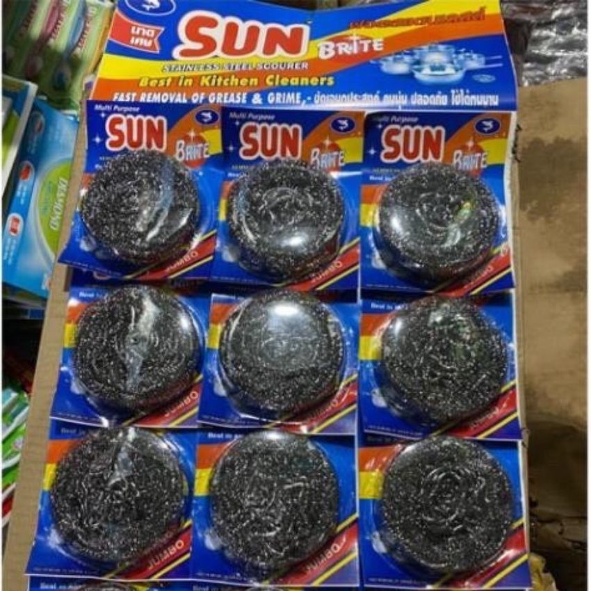 Cước nhôm chà nồi, miếng cọ nồi (  2 cái)