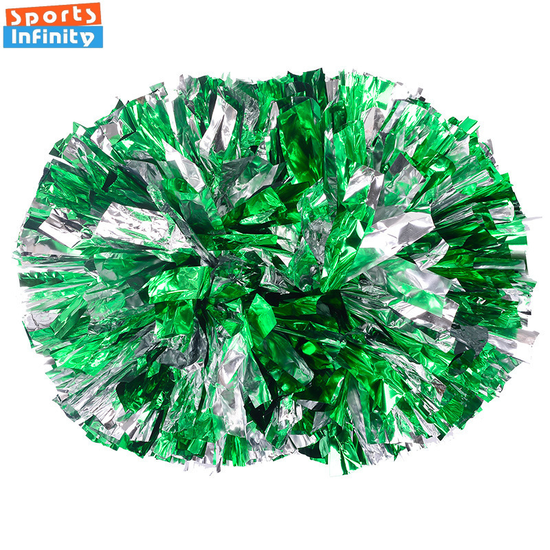 【Estrus Store】Colorful Handle Cheerleading Pom Poms Big Cheer Balls Red Yellow Hand Dance Pompoms Accessories for Women Girl. 