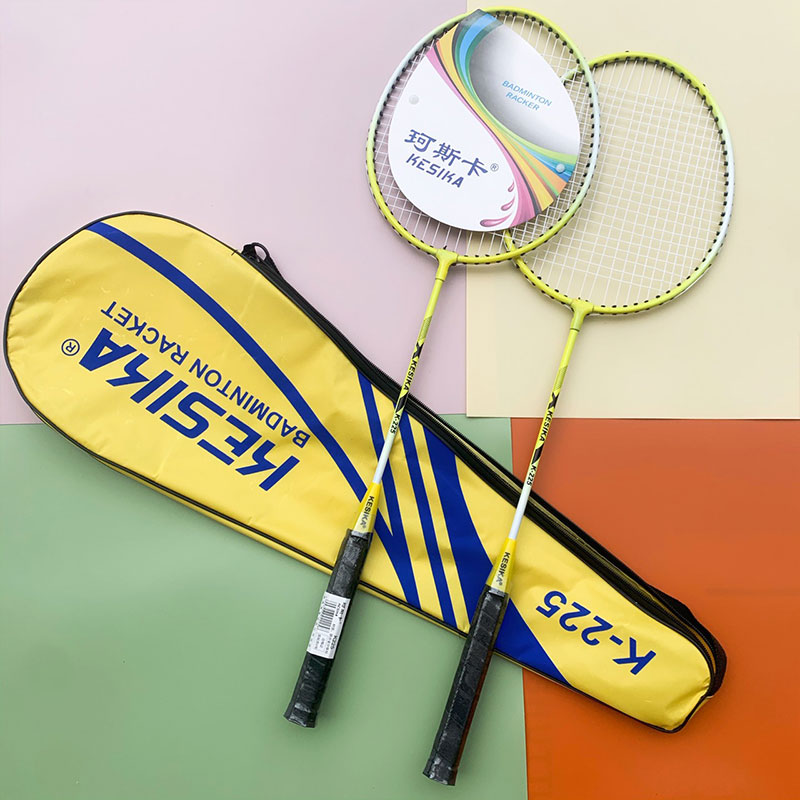 【CAMPOUT】Badminton racket double racket durable adult student professional training racket set