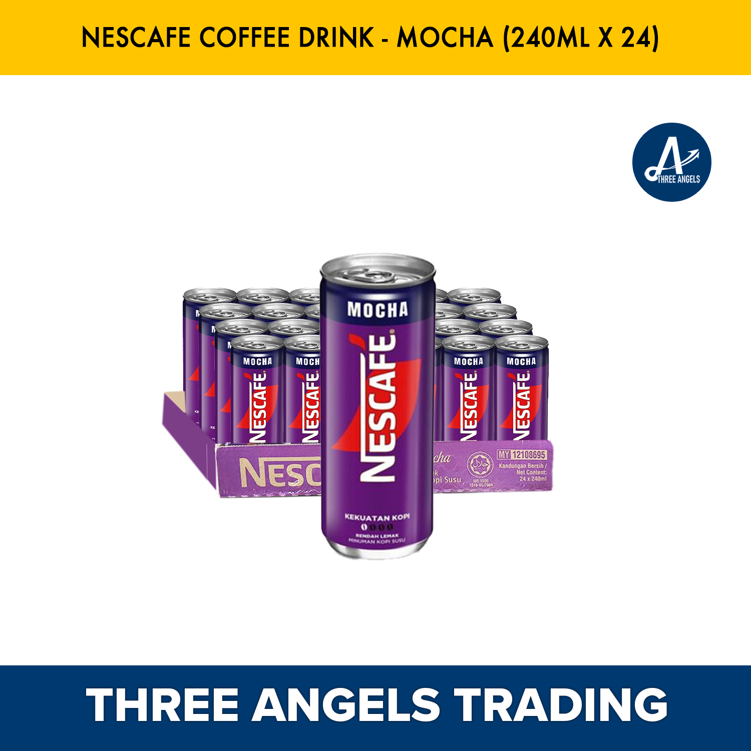 Nescafe Coffee Drink - Mocha (240ml x 24) | Lazada Singapore