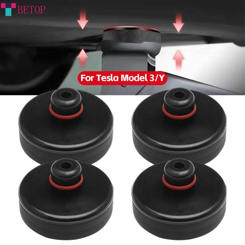 BETOP 1Pc/4Pcs Rubber Car Lifting Jack Pads for Tesla Model 3/Y/S/X 2023  2022 2021 Accessories Chassis Stands