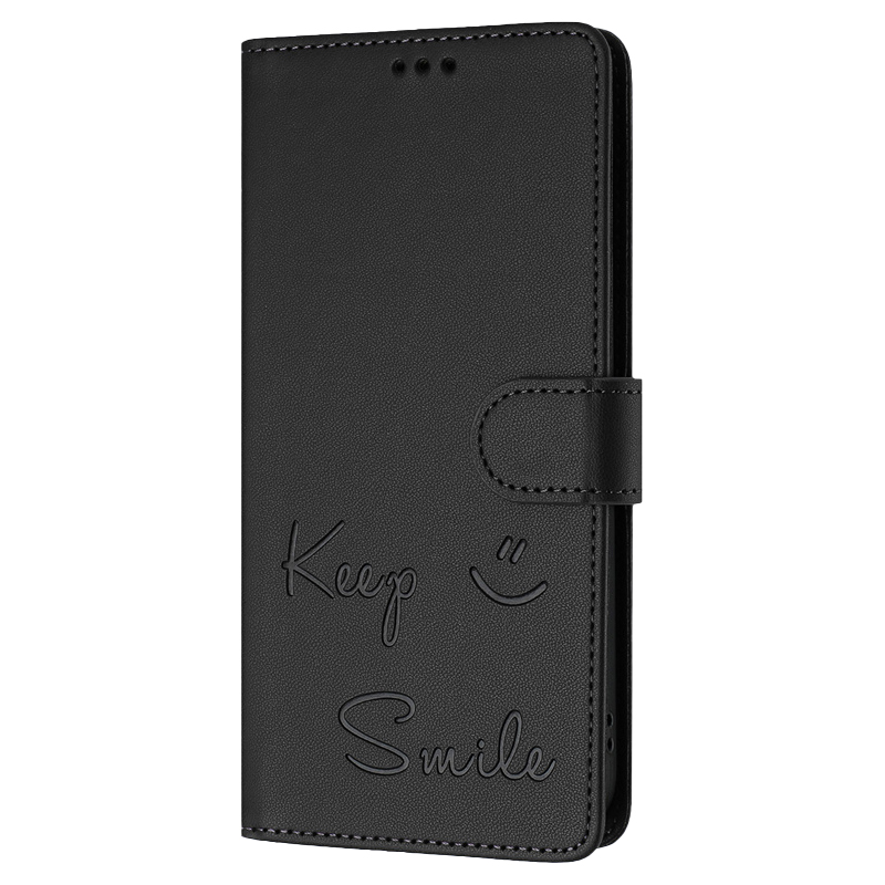 Phone case Samsung Galaxy Note 8 9 10 Plus 20 Ultra Keep Smile Relief Pattern Phone Holder Flip Cover Back Cover Samsung Galaxy Note 10 lite Case.