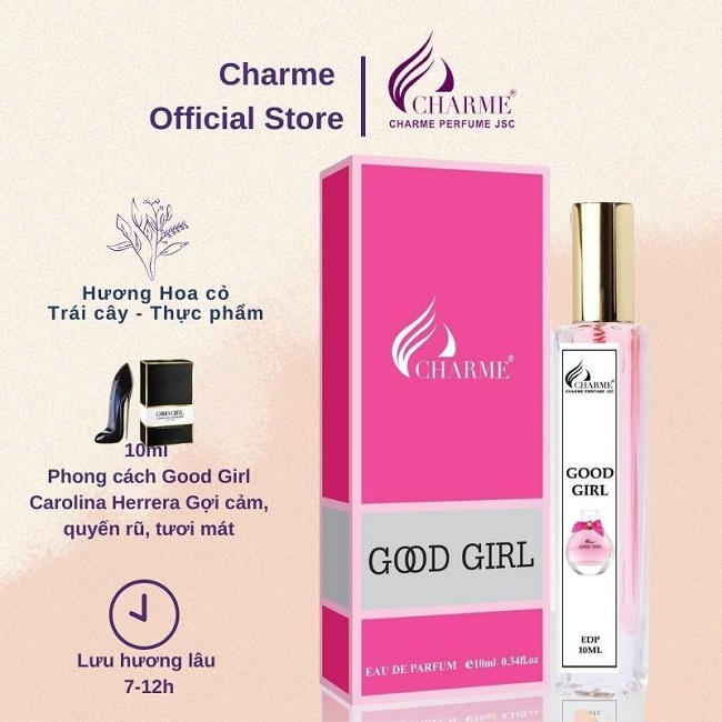 Nước hoa mini nam nữ 10ml - Dạng xịt