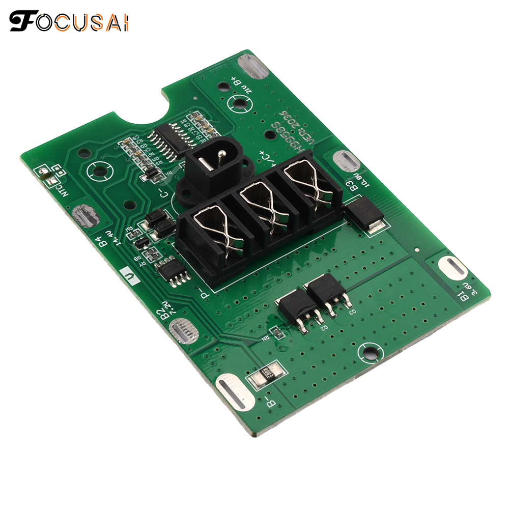 FocusAi 5S 21V 20A Battery Charging Protection Board Lithium Battery Protection Circuit Board BMS Module for Tools Drill Motor