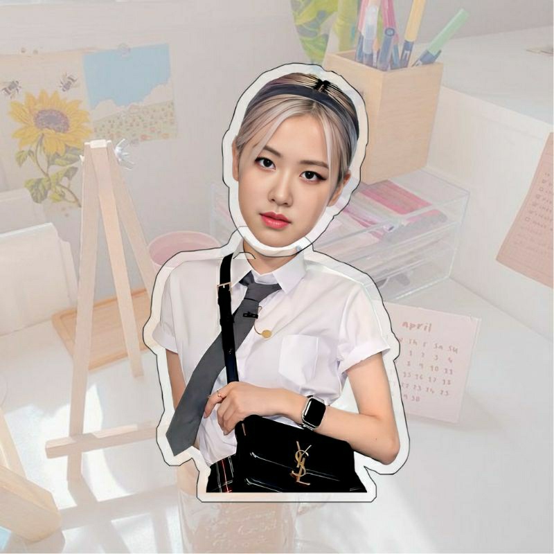Standee lắc đầu rosé blackpink - mô hình lắc đầu rosé nhiều mẫu
