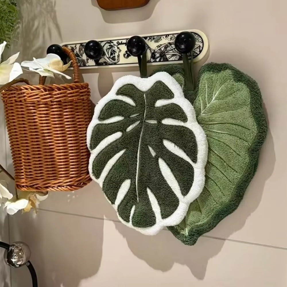 High%20Quality%20Cartoon%20Leaf%20Hand%20Towel%20Absorb%20Water%20Thickened%20Kitchen%20Handkerchief%20Coral%20Velvet%20Hanging%20Hand%20Wipe%20Kitchen%20-%20Image%207