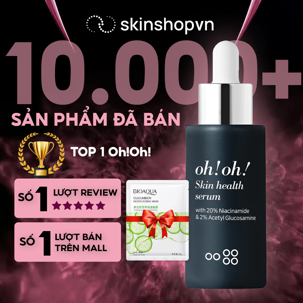 Tinh Chất oh!oh! Skin Health Serum (with 20% Niacinamide & 2% Acetyl Glucosamine) (10ml - 30ml)