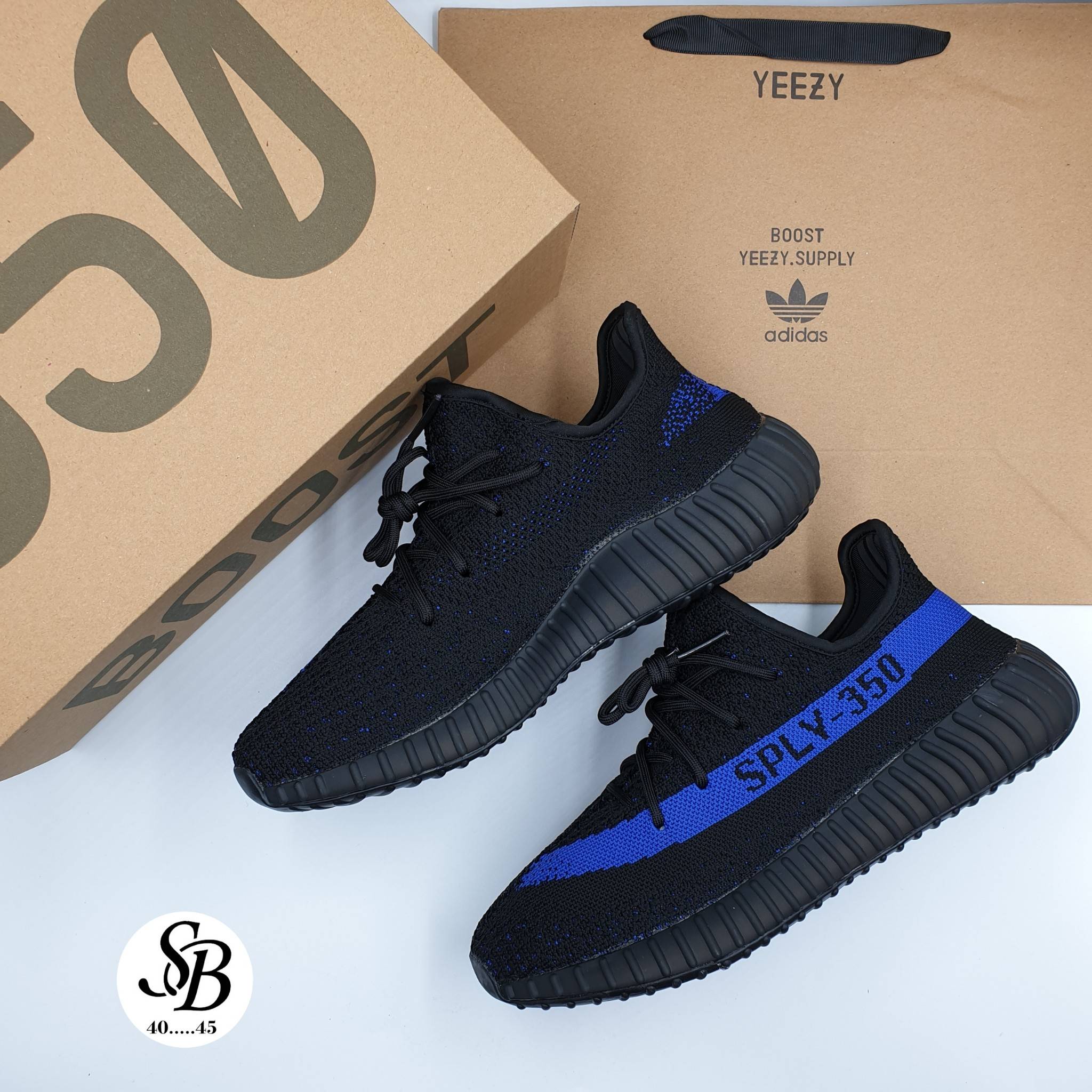 yeezy 350 v2 bleu