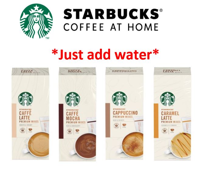 starbucks premium caffè latte instant coffee sachets