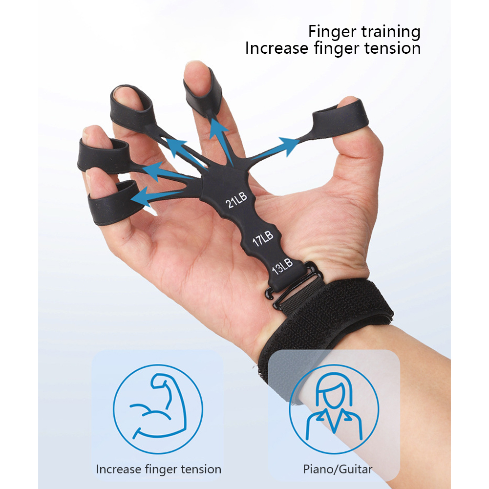 【Hot New Release】 FG Finger Trainer 5 Finger Wrist Stretcher Finger Strength Recovery Flexion and Extension Vein Trainer.