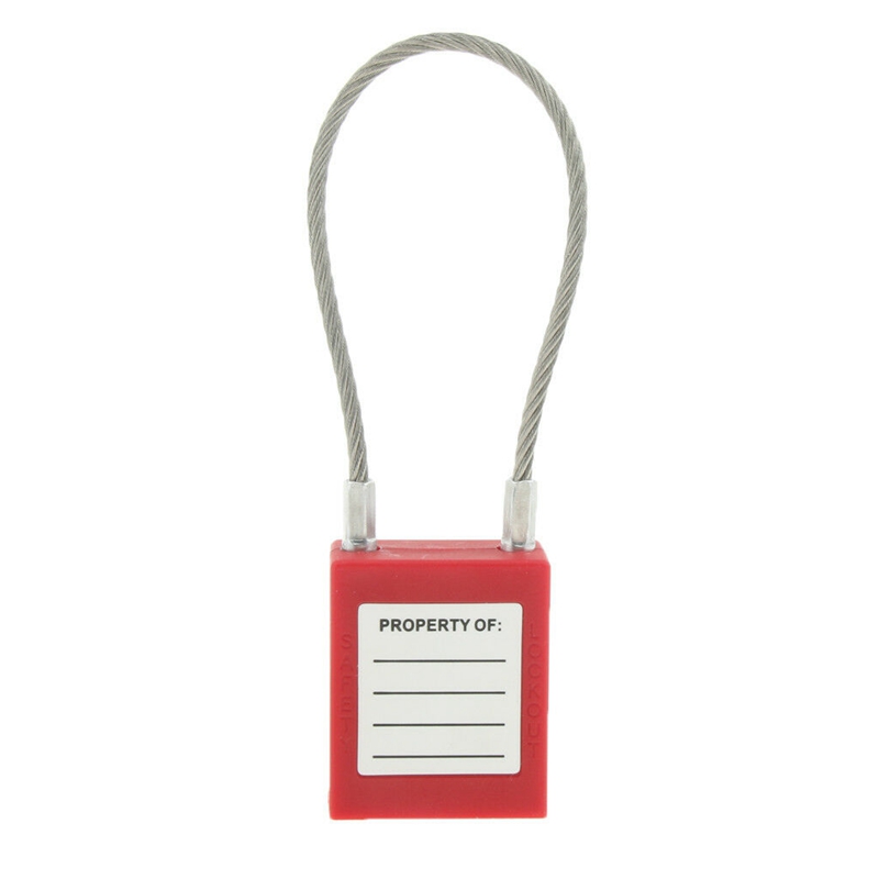 Engineering Steel Wire Safety Padlock Rope Long Beam Lockout Tag Out Isolation Lock Isolation Padlock. 