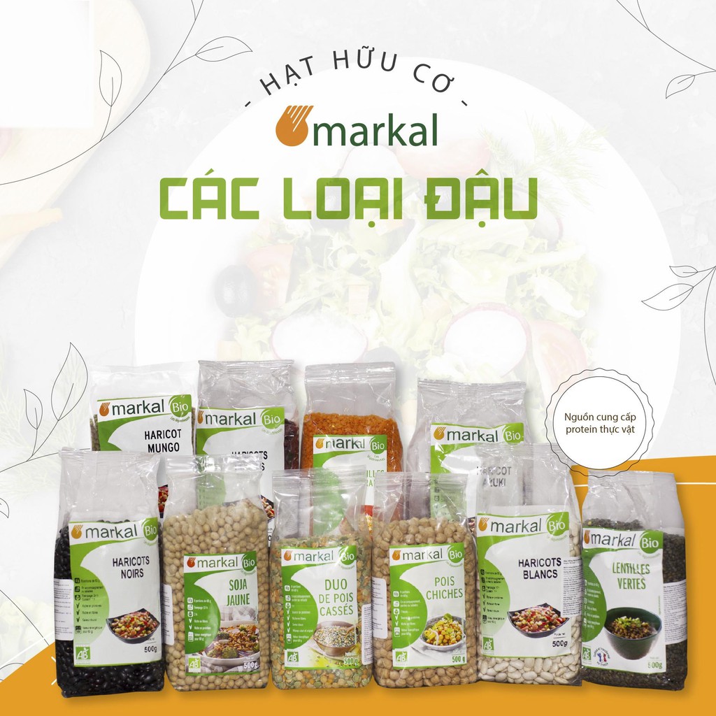 CÁC LOẠI ĐẬU HẠT MARKAL - Gói nhỏ 100gr