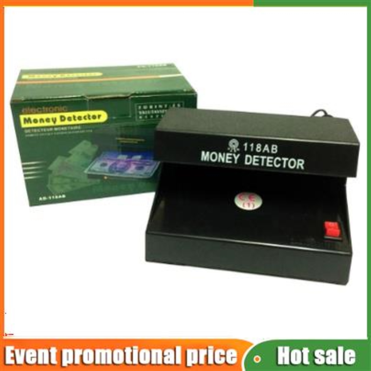 Money Detector Portable UV LED Fake Money Detector Counterfeit Money