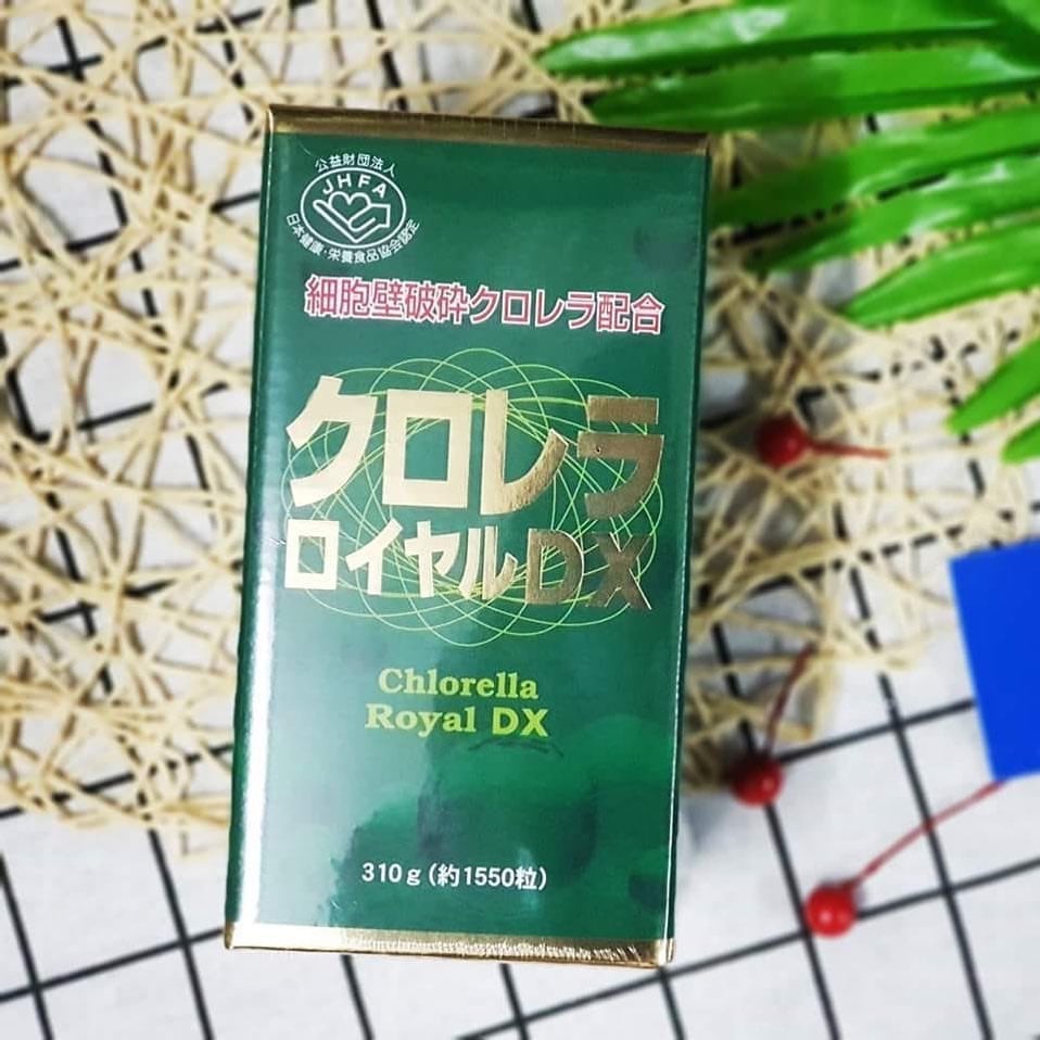 Tảo lục Chlorella Royal DX 1550v Nhật Bản
