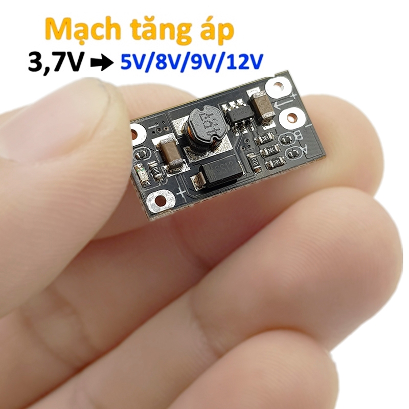 Module tăng áp dc mini từ 3.7-12v lên 5v/8v/9v/12v