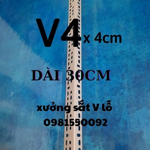 (sắt V lỗ V4) thanh sắt v lỗ . sắt v lỗ làm kệ