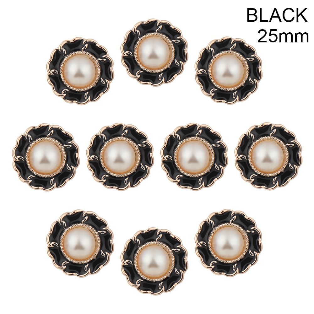 Petiyouza 10pcs handmade đồ trang trí may nút áo sơ mi nút nút ngọc trai vá may phụ kiện