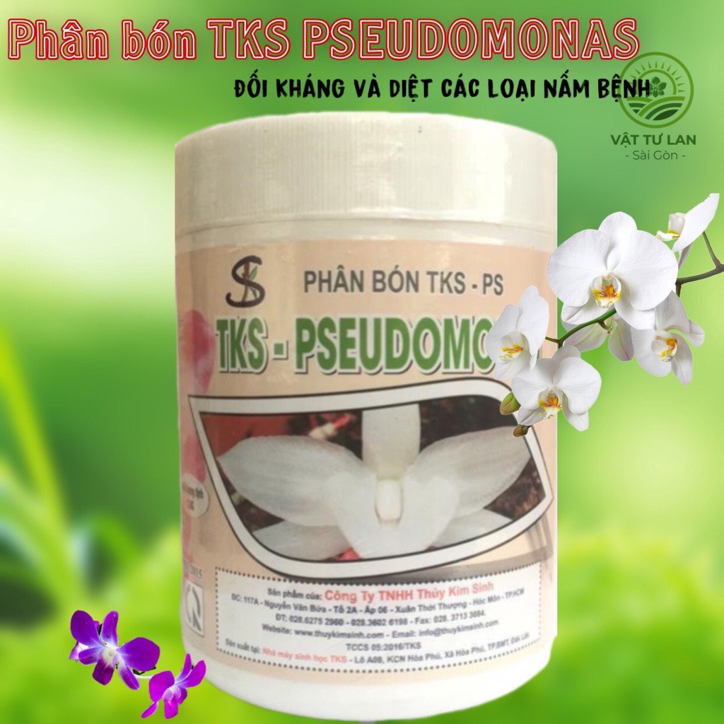 PHÂN VI SINH TSK-PSEUDOMONAS ( lọ 1kg ) DÙNG CHO HOA LAN , CUNG CẤP VI LƯỢNG CHO CÂY