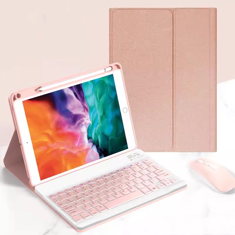 Keyboard case for ipad pro 12.9 2015 pro 12.9 2017 2018 for ipad pro 12.9 2022 2021 2020 detachable magnetic cover smart sleep wake up and mouse