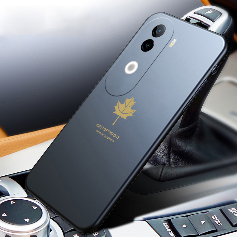 New Phone case vivo iqoo Z9 Back cover Soft Silicone Maple Leaf Shape For Vivo iqoo Z9S case.
