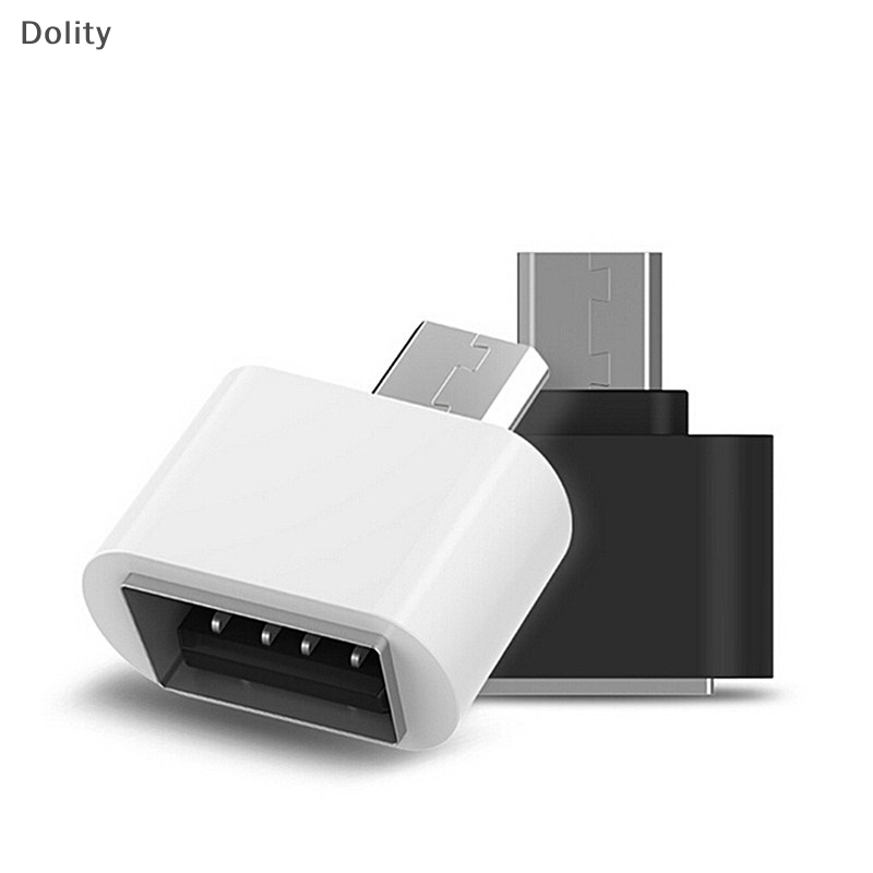Dolity Mini otg cáp USB OTG Adapter Micro USB để chuyển đổi USB cho máy tính bảng Android Samsung Xiaomi HTC Sony LG