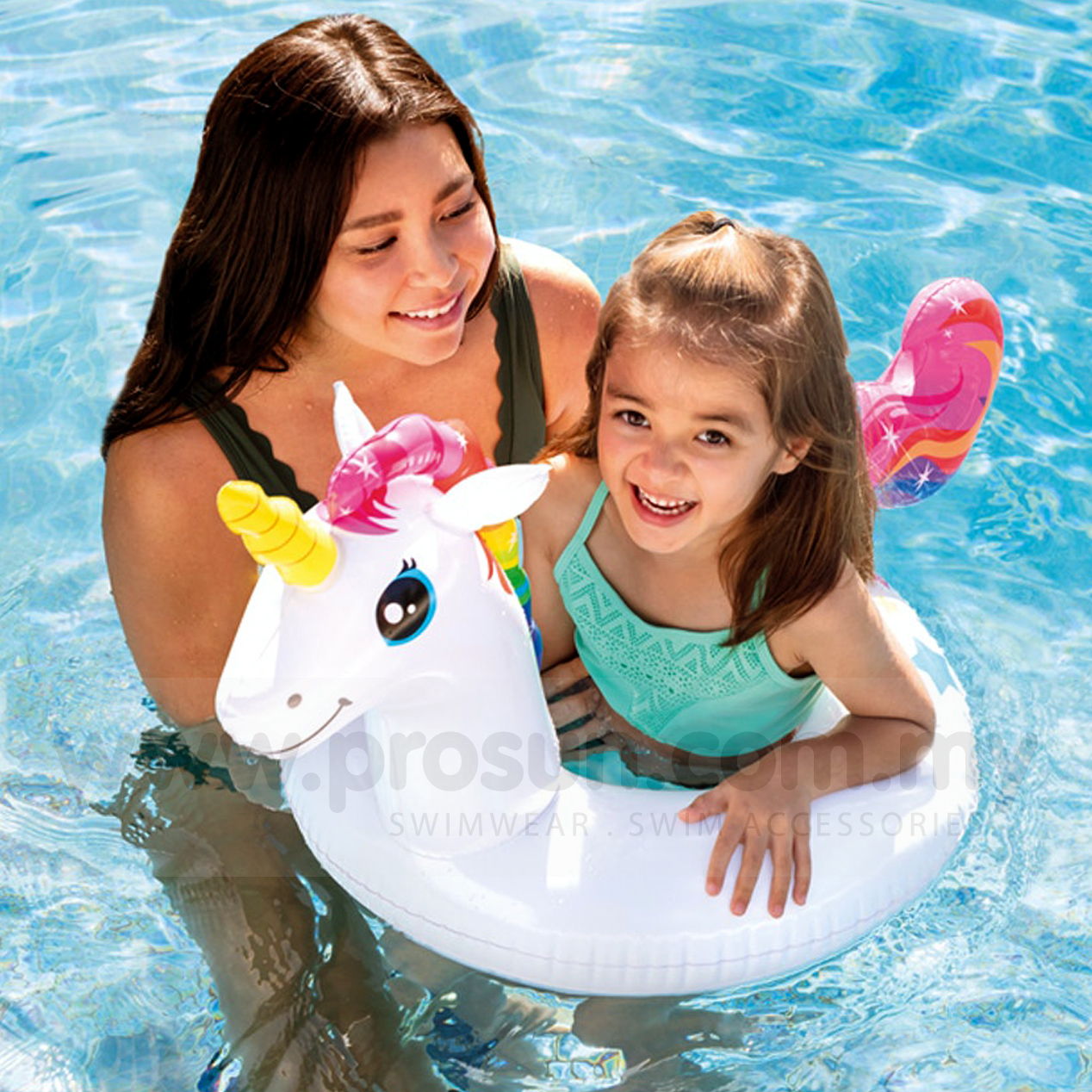 prosun intex unicorn inflatable animal swim ring children age 3 6 pool float floaties wsar unicorn lazada singapore