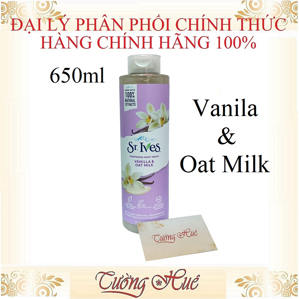 Sữa tắm st.ives body wash nhiều mùi - 650ml