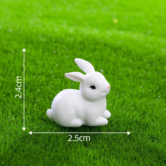 Mô hình nhà thỏ decor tiểu cảnh, trang trí terrarium