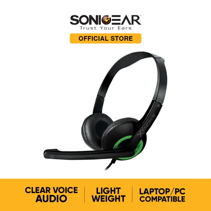 sonicgear xenon 2 headset with mic
