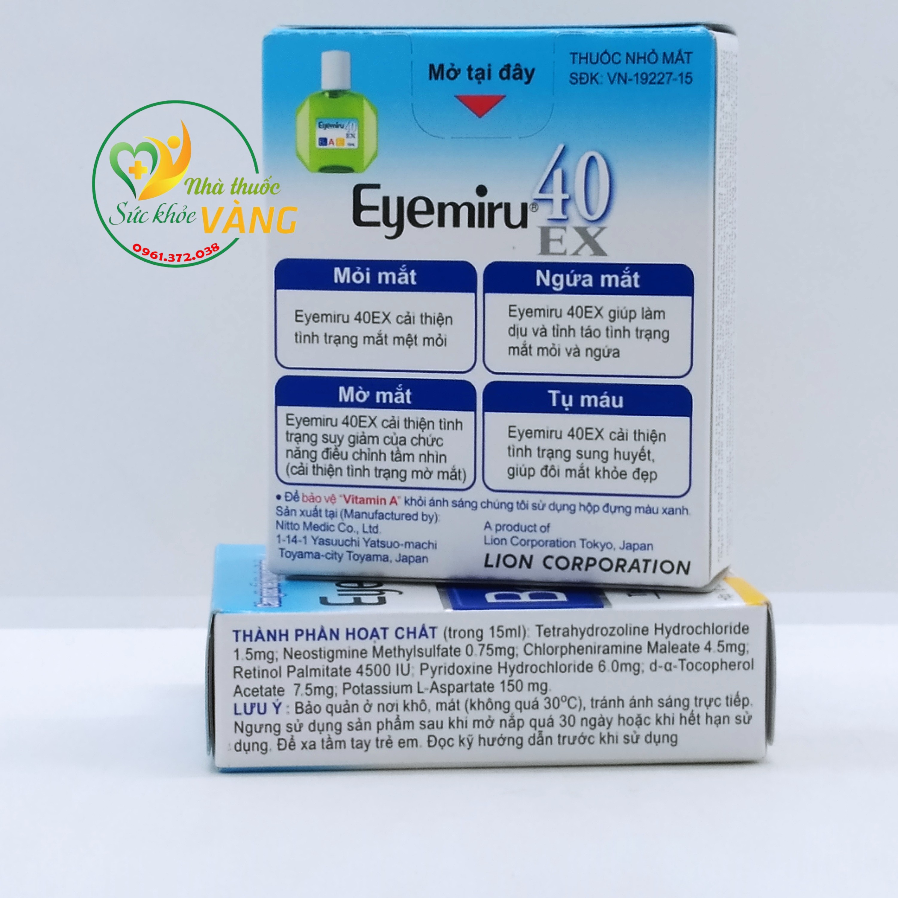 Nhỏ mắt Eyemiru 40EX lọ 15ml h