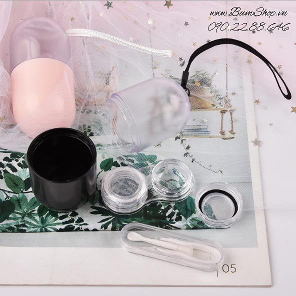 Khay đựng lens hình con nhộng độc đáo