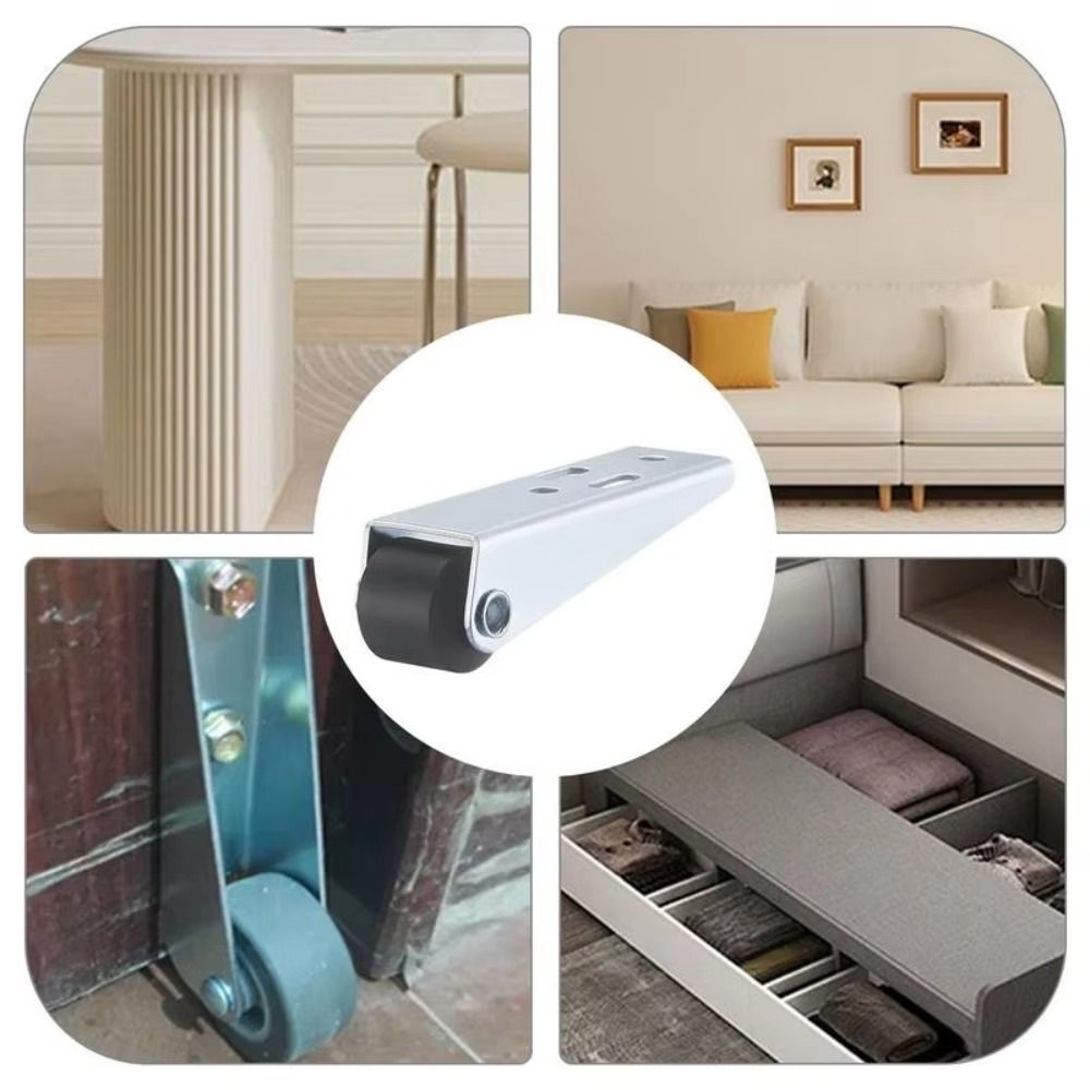 【HOT】 Durable Silent Caster Household Moving Tool Door Support Moving Wheel Side Mounted Directional Roller for 1/2Pcs.
