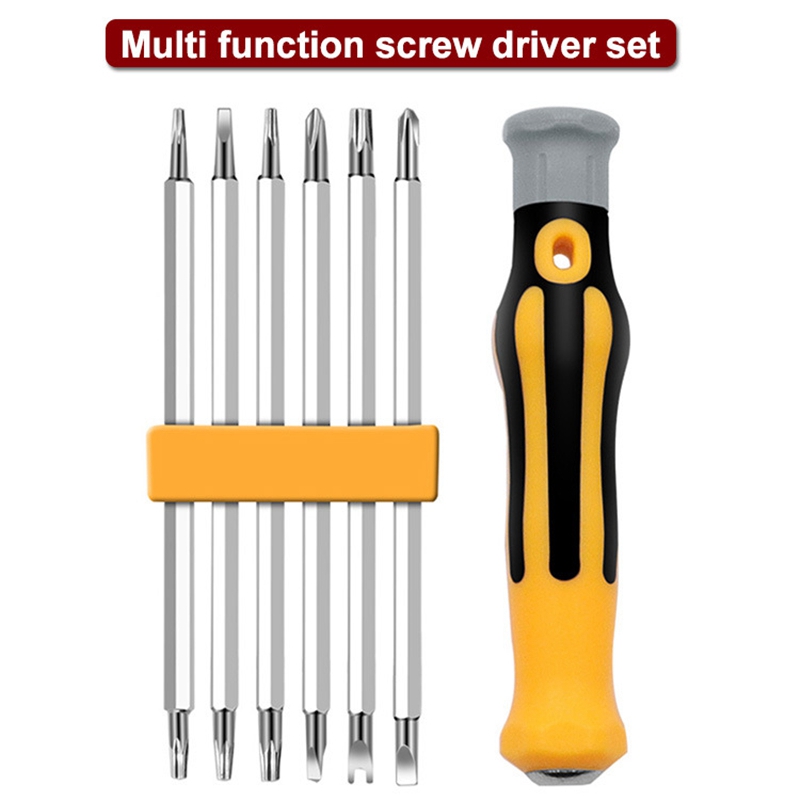 12 in 1 Multi-Function Household Screwdriver Set Screwdriver Special-Shaped Phillips Double Head Torx Screwdriver