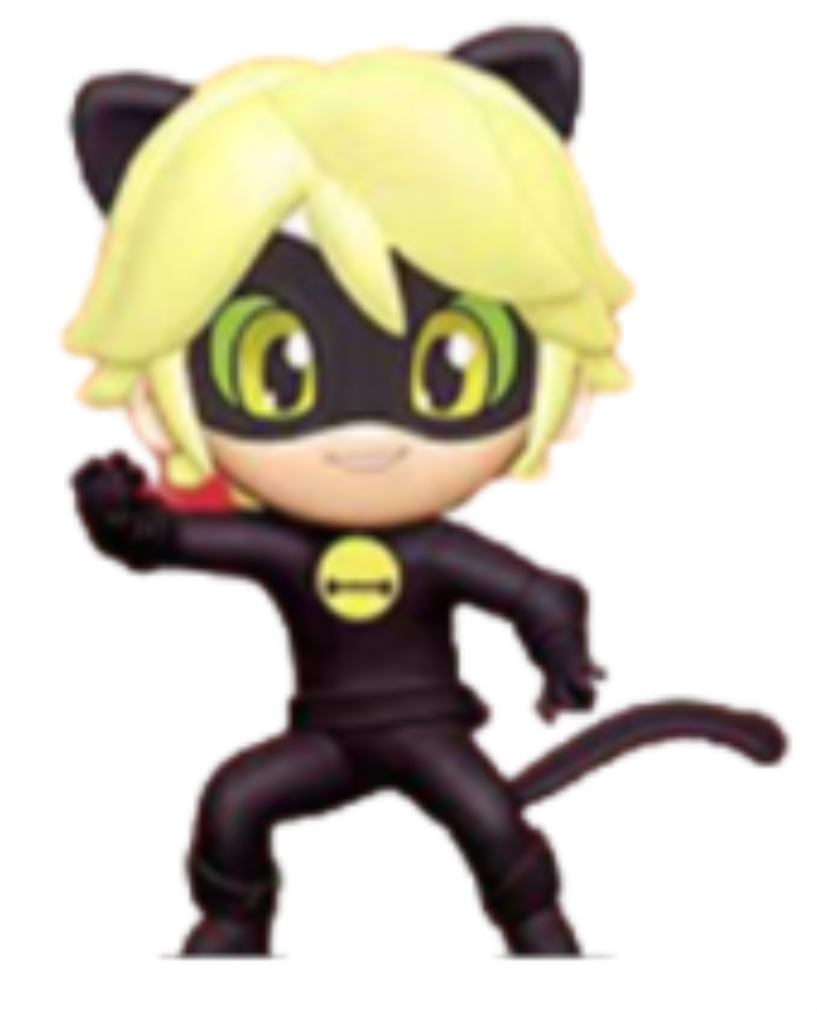 Miraculous: Tales of Ladybug & Cat Noir Acrylic Badge Chibi Cat Noir B  (Anime Toy) - HobbySearch Anime Goods Store