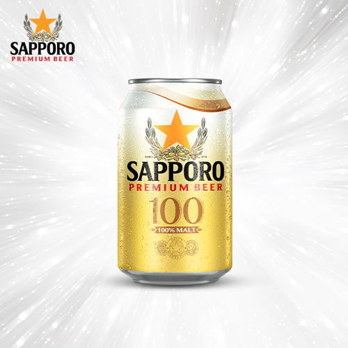 Combo 02 thùng Sapporo Premium100 - 24 lon 330ml 3.5% cồn