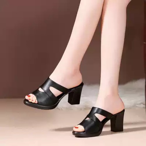 Dép cao gót khối Lady - 7p