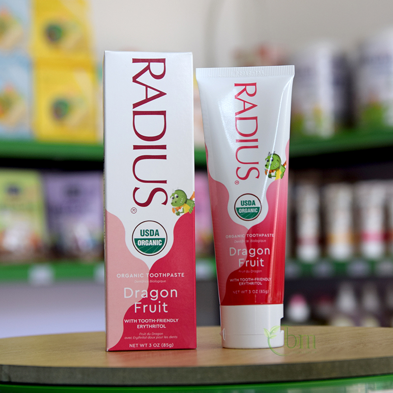Kem đánh răng hữu cơ nhiều vị Radius 85gr