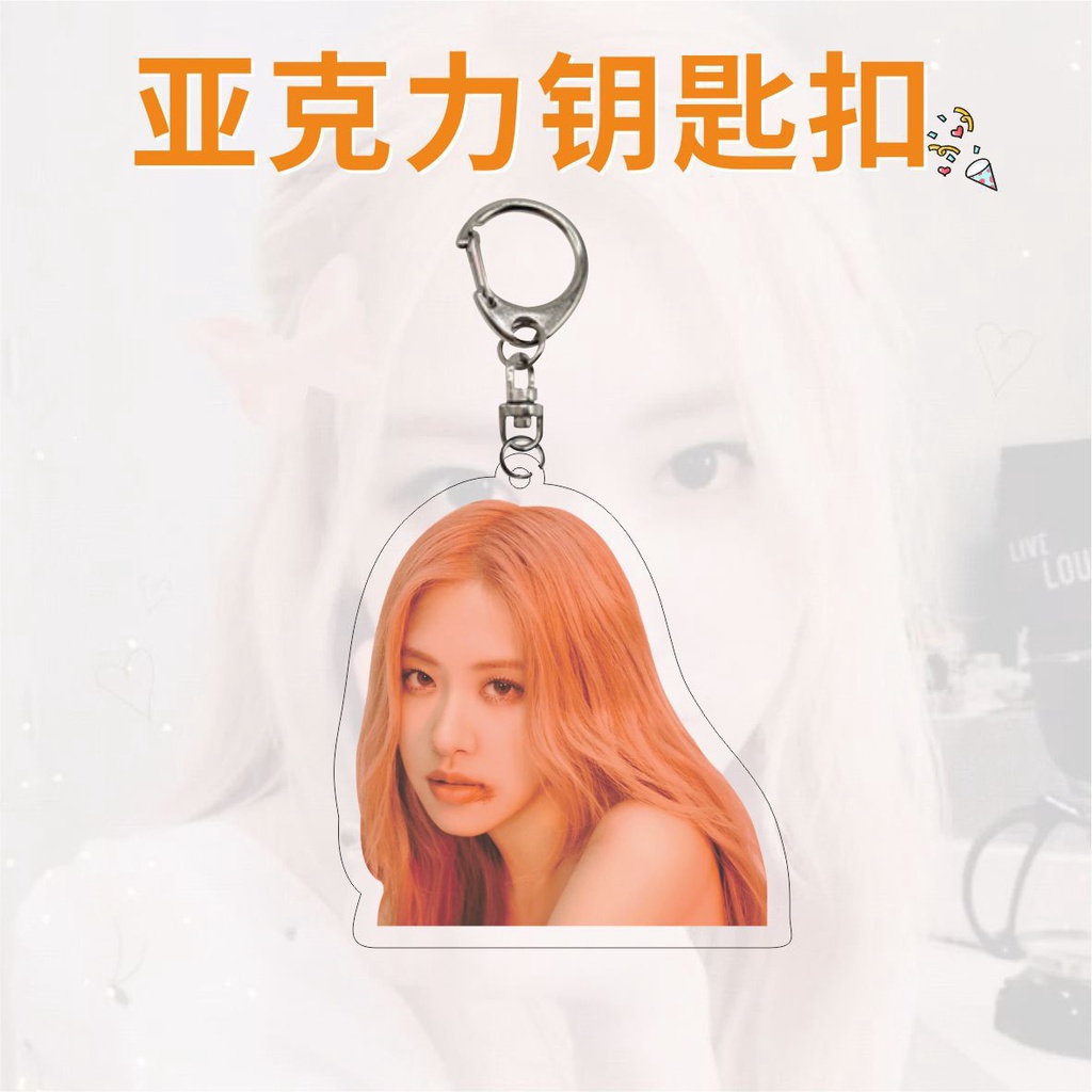 Móc Khóa Hình Hoa Hồng BLACKPINK