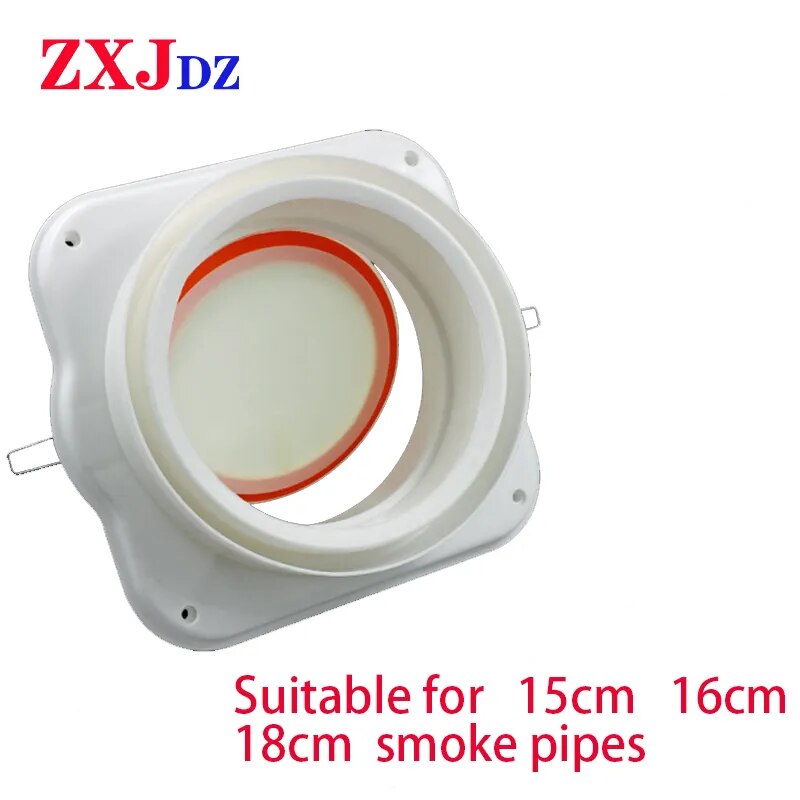 Range Hood Check Valve Kitchen Cooker Hood Air Outlet Check Valve Common Flue Check Valve