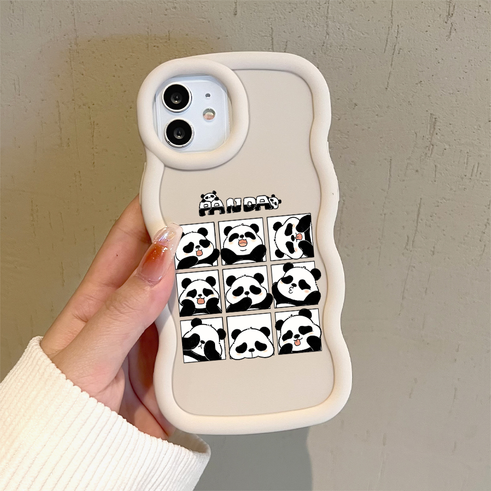 UCUC%20for%20Redmi%20Note%2014%204G%205G%20Note%2014%20Pro+%20Xiaomi%20Poco%20X7%205G%20Back%20Cover%20Nine%20Cute%20Pandas%20Creative%20Candy%20Color%20Wave%20Silicon%20Phone%20Protective%20Case%20-%20Image%204